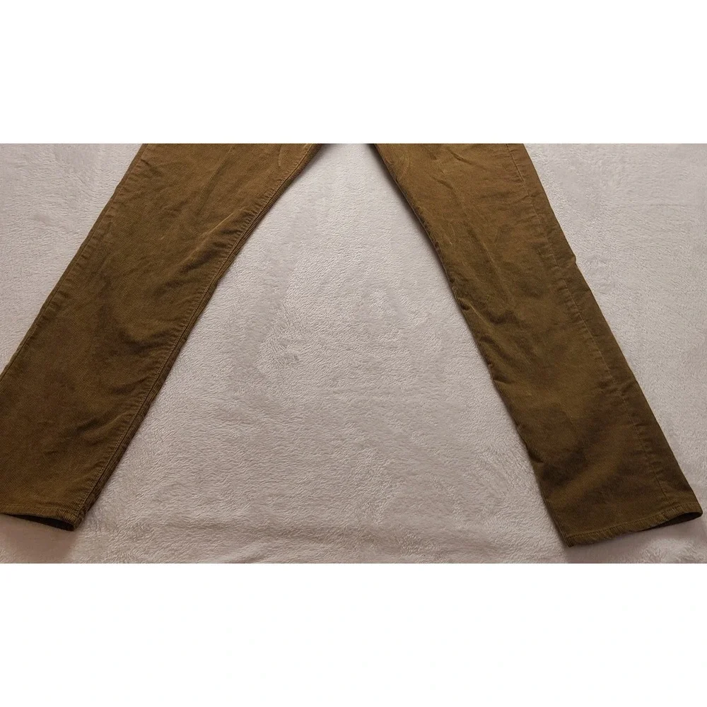 J. Crew 770 Straight Fit Corduroy Pants Men's 32x32 Brown Fine Wale 5-Pocket